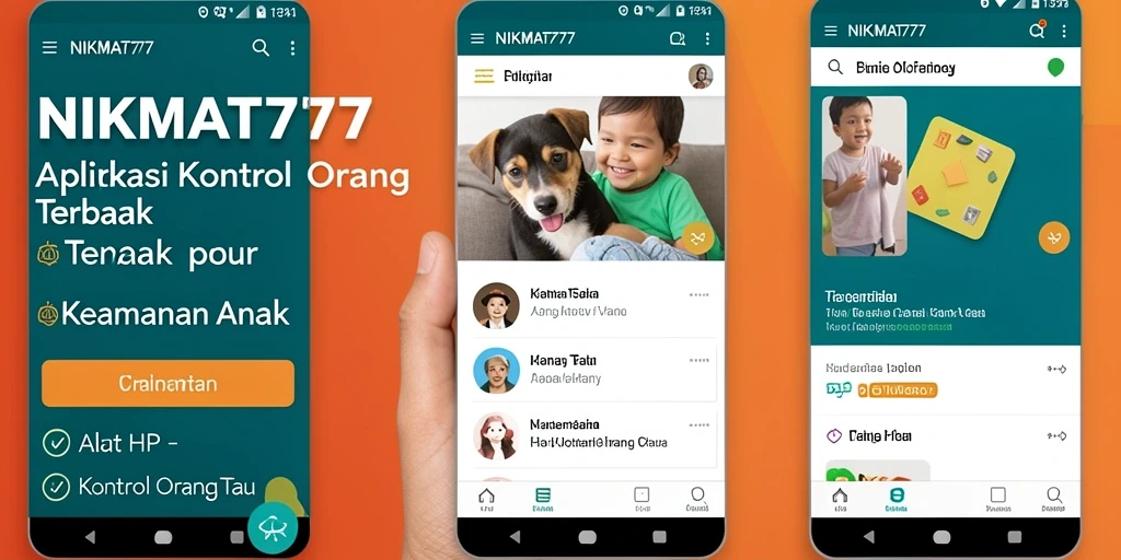 Tampilan antarmuka NIKMAT777 yang intuitif untuk kontrol orang tua.