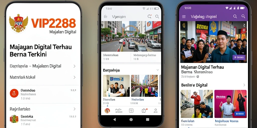 Tampilan antarmuka VIP288 yang menarik dan mudah digunakan.
